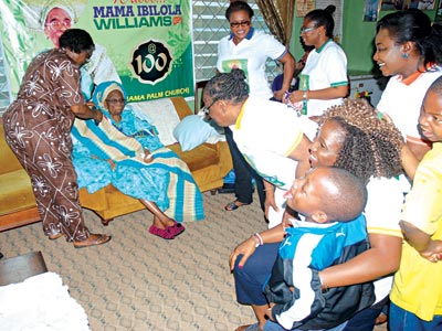 Buhari Salutes Madam Ibilola Williams at 100