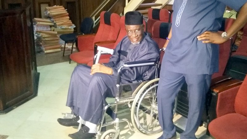 Corruption trial: Haliru Bello appears in court on wheelchair