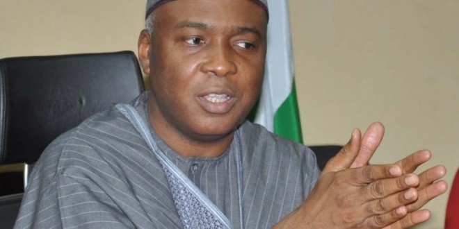 Saraki in State House, keeps mum on missing budget