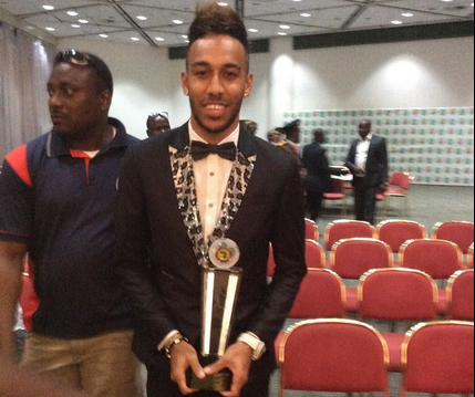 Aubameyang wins 2015 African player of the  year