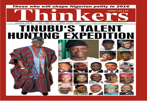 Asiwaju Bola Tinubu, The Iconic Democrat, Is Thinkers Magazine’s Man Of The Year 2015
