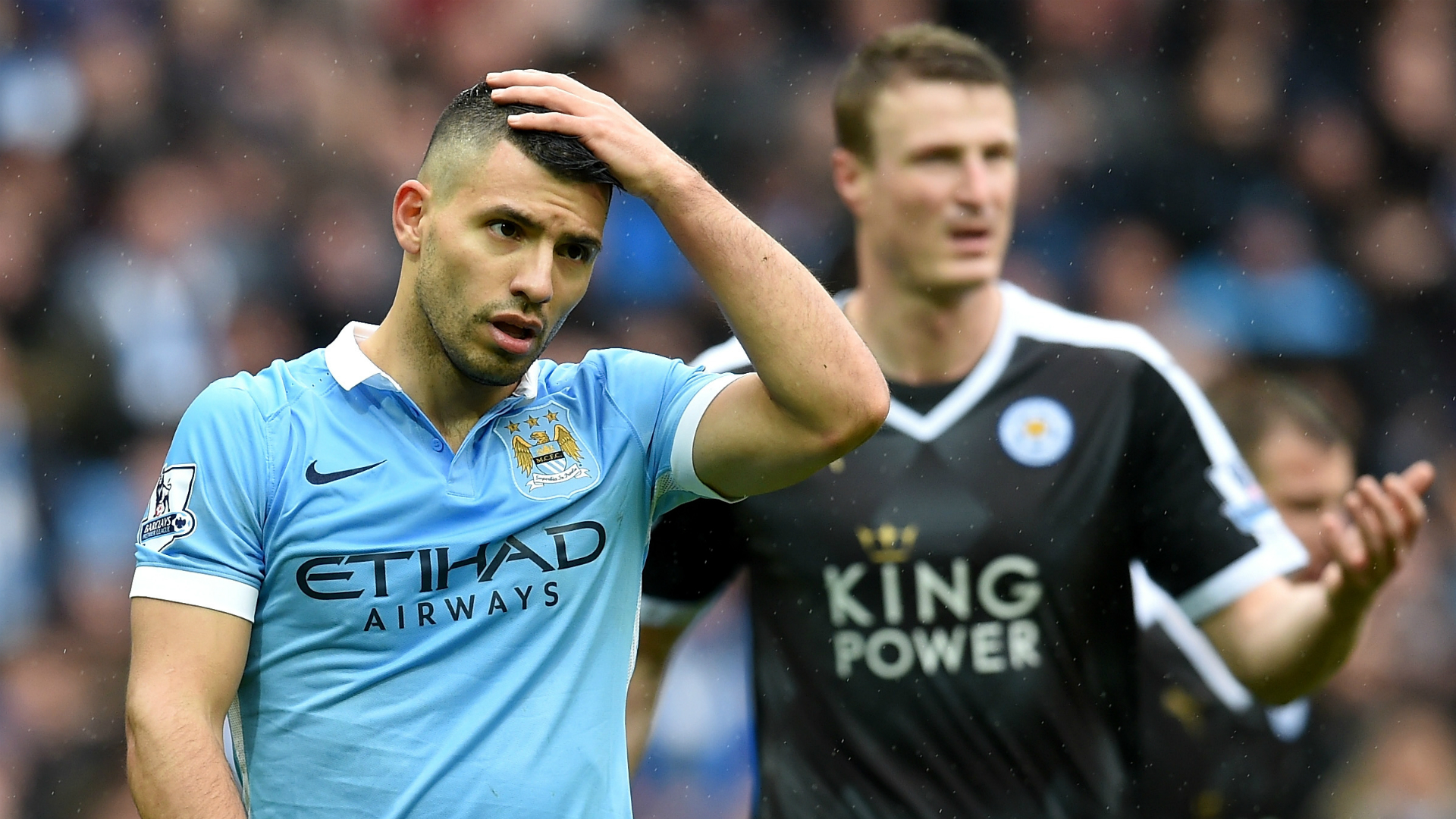 Manchester City 1-3 Leicester City: Huth double sees Foxes move six points clear