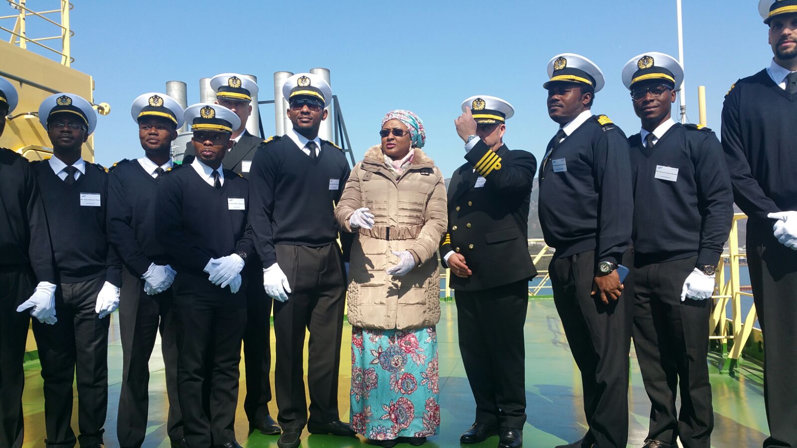 Aisha Buhari unveils new LNG vessel in South Korea