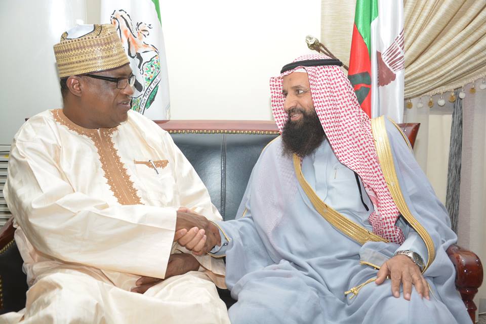 A Courtesy Call On Governor Ibrahim Gaidam of Yobe State By Consul-General of the Saudi Arabian Consulate in Kano, Mr. Majid Muhammad al-Qahtani