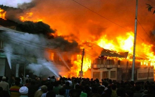 Fire destroys 50 shops in Ladipo market