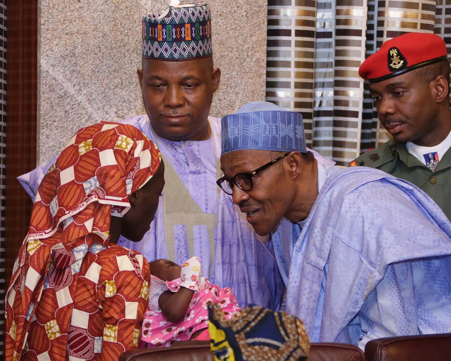 Rescued Chibok girl, Amina, will return to school – Buhari