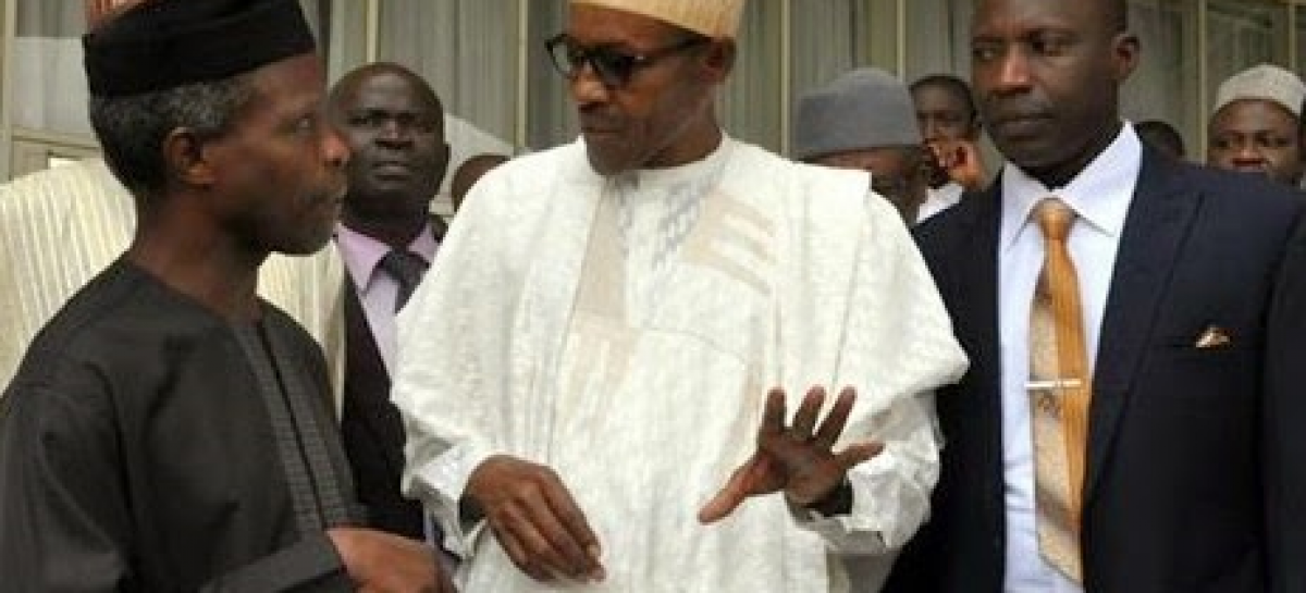 Buhari writes Senate, hands over to Osinbajo