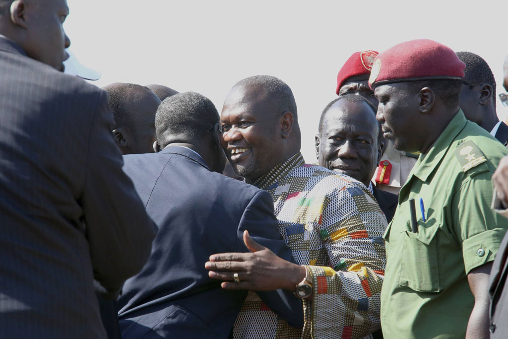 South Sudan swears in new vice president as incumbent still missing