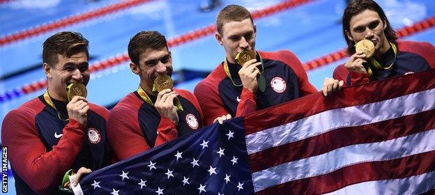Rio Olympics 2016: Michael Phelps bows out of Games with gold in men’s relay