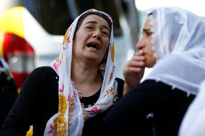 Turkey wedding suicide bomber ‘was child aged 12-14’