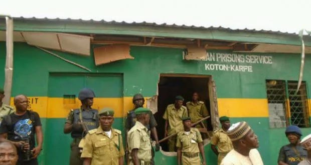 Five escapee prisoners in Koton Karfe prison recaptured