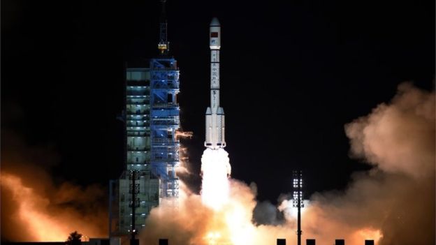China’s Shenzhou 11 blasts off on space station mission