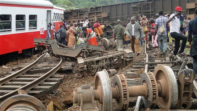 Derailed train kills 55 in Cameroon