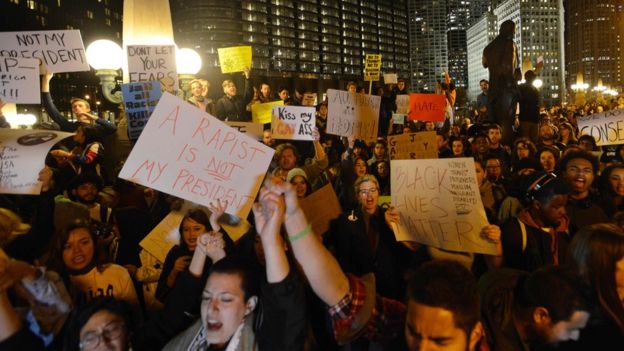 More anti-Trump protests hit U.S. cities