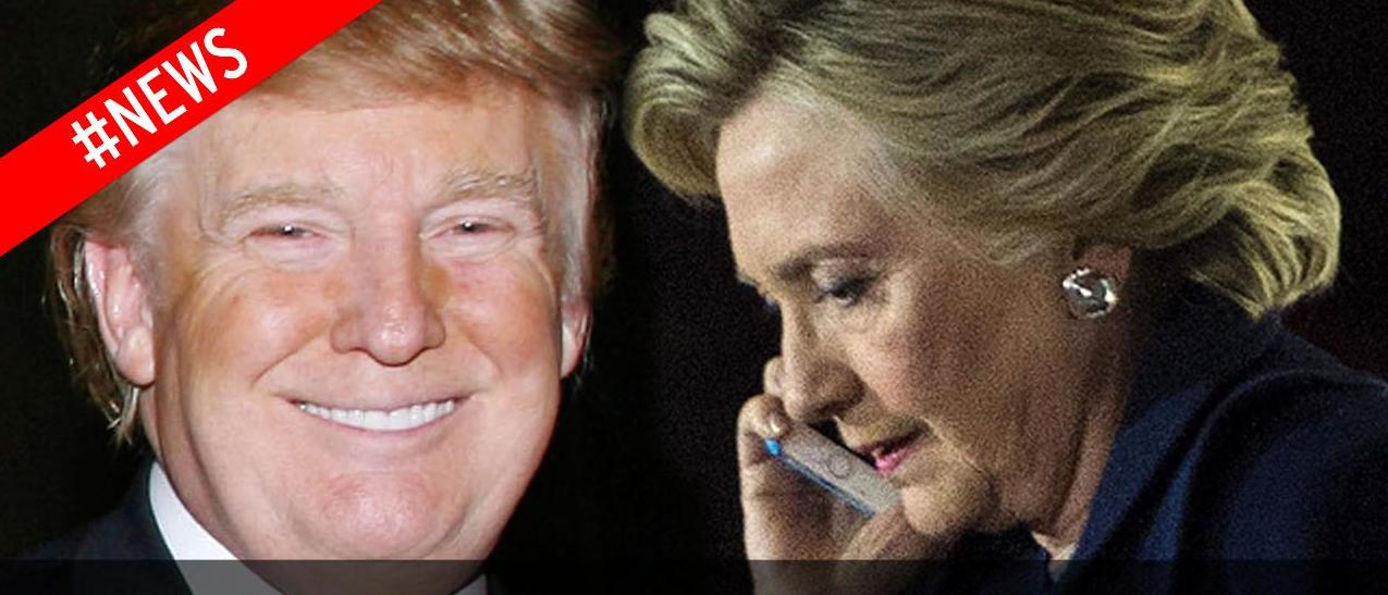 Hillary Clinton calls Donald Trump to congratulate him on election victory