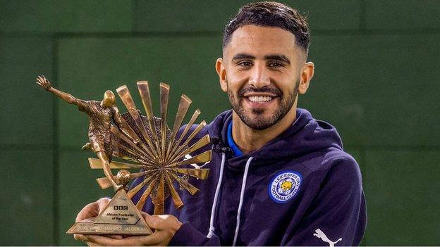Riyad Mahrez wins BBC African Footballer of the Year 2016 award