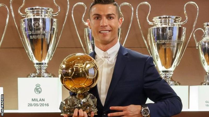 Cristiano Ronaldo beats Lionel Messi to win Ballon d’Or 2016