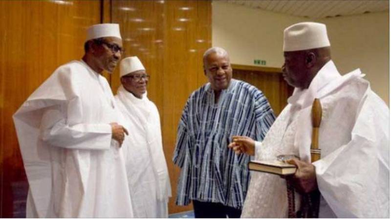 Buhari in Gambia to hold talks with Jammeh