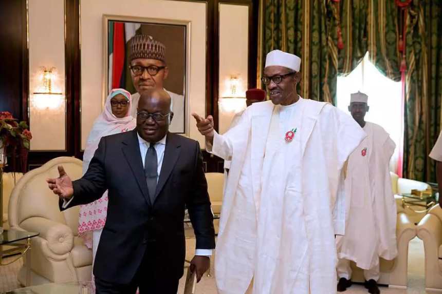 Buhari meets Ghana’s President-elect, Nana Akufo-Addo at State House