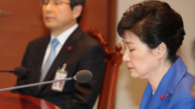 South Korean President impeached over corruption scandal