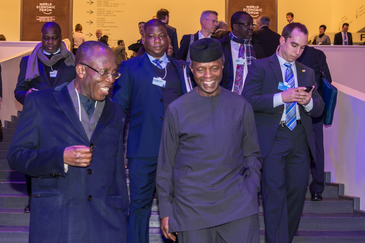 VP Osinbajo at the World Economic Forum 2017, Davos, Switzerland