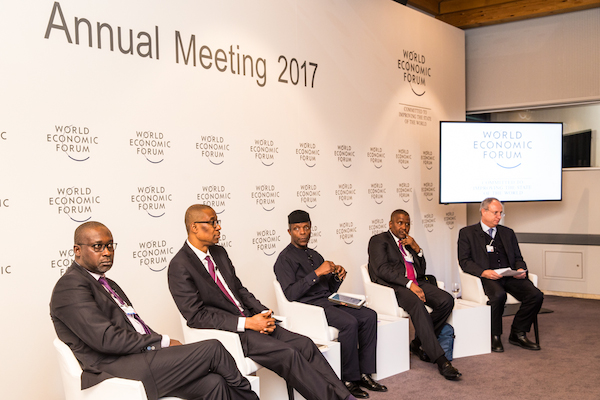 VP Osinbajo at the World Economic Forum 2017, Davos, Switzerland