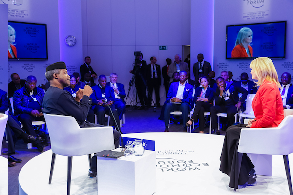 VP Osinbajo at the World Economic Forum 2017, Davos, Switzerland
