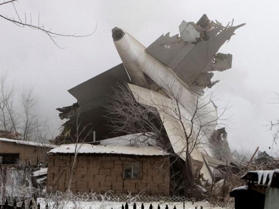 At least 37 killed as Turkish cargo plane crashes into village in Kyrgyzstan