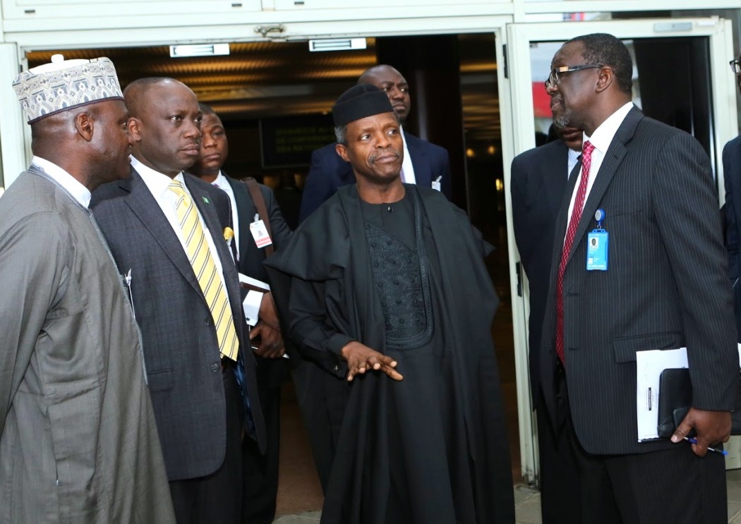 Osinbajo leads Nigerian delegation to World Economic Forum in Davos