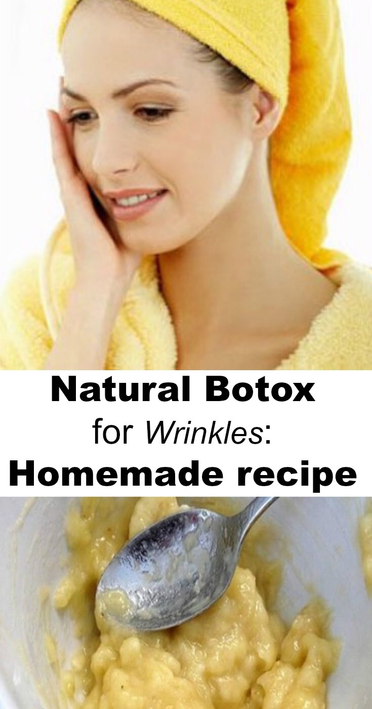Natural botox for wrinkles: Homemade recipe