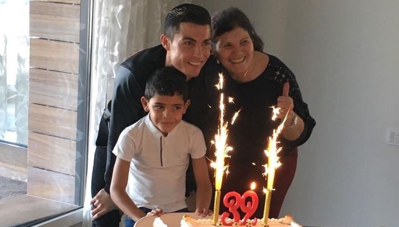 Cristiano Ronaldo celebrates 32nd birthday with mum and son after Real Madrid game postponed