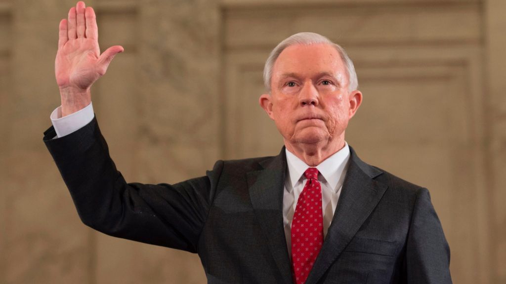 Trump Attorney General Jeff Sessions under fire over Russia meetings