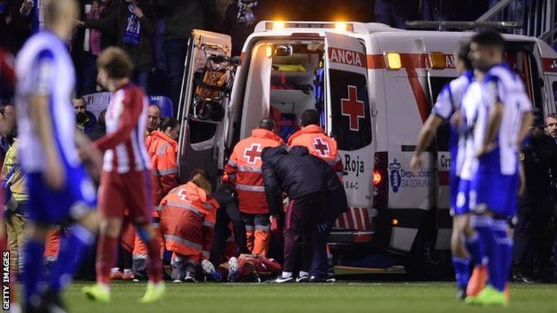 Torres suffers massive head injury against Deportivo