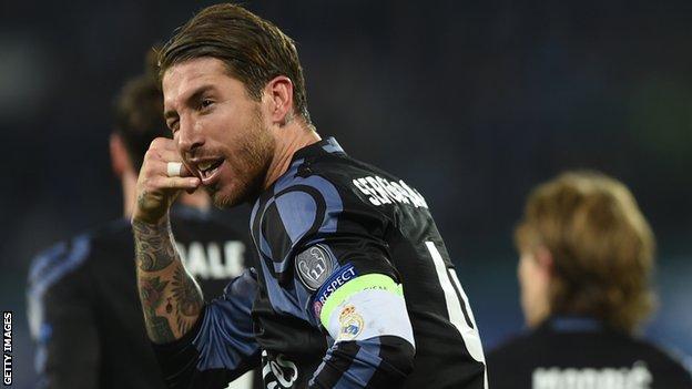 Ramos inspires Real’s comeback at Napoli