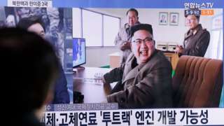 North Korea ‘conducts high-thrust engine test’