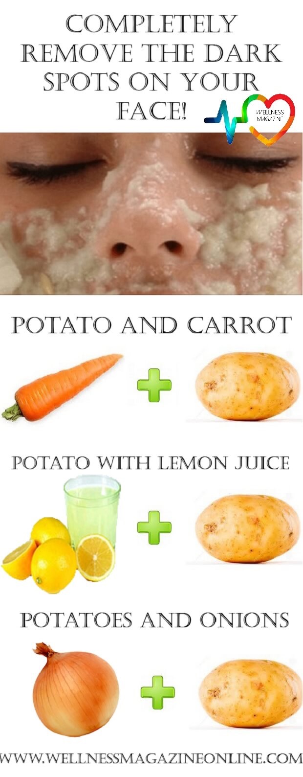 Completely remove dark spots on your face