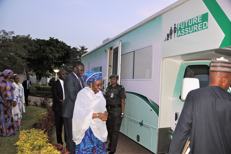 Aisha Buhari commissions mobile clinic