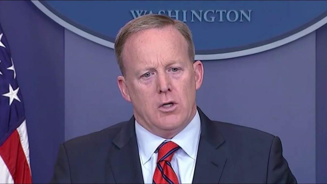 Trump’s spokesman, Sean Spicer, under fire over holocaust howler