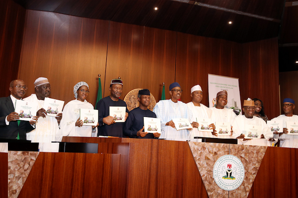President Buhari on Wednesday, April 5, 2017, formally launched the Nigerian Economic Recovery and Growth Plan (ERGP) at the State House in Abuja.