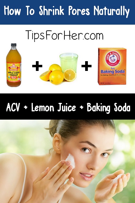 How to shrink pores naturally