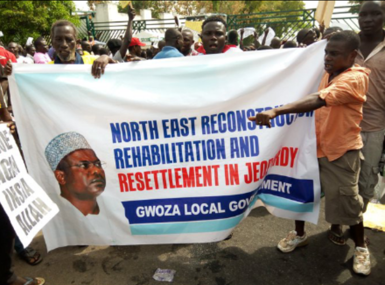 Protesters storm NASS over Ndume’s suspension