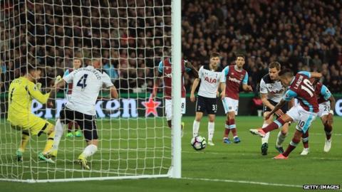 Chelsea need two wins to be champions as Spurs falter