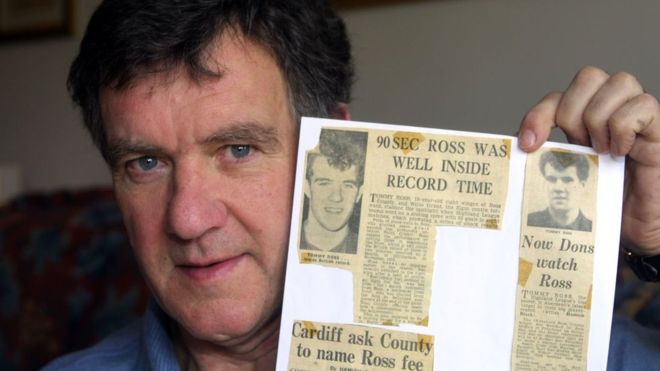 Scorer of fastest hat-trick in football history, Tommy Ross, is dead