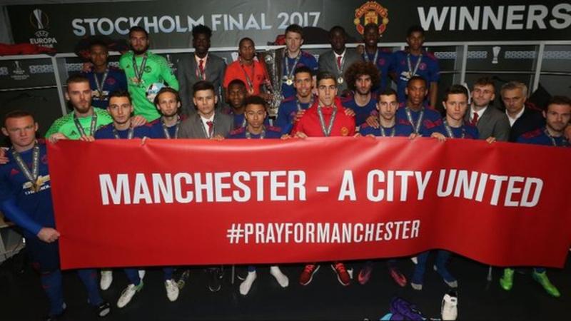 Herrera dedicates Europa Cup to Manchester attack victims
