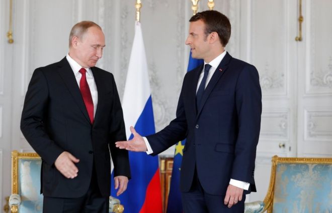 Macron set for ‘tough talks’ with Putin