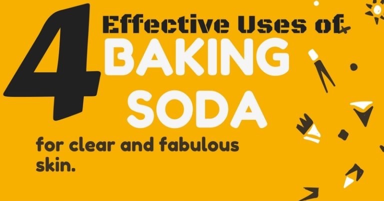 Baking soda for face and hair