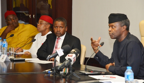 Osinbajo inaugurates industrial policy, competitiveness advisory council