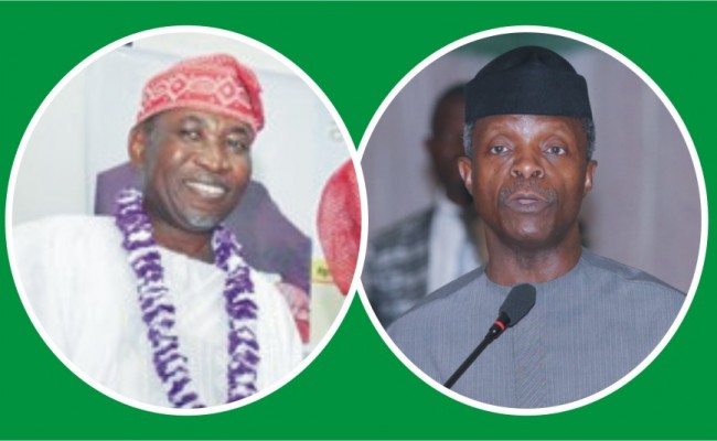 Osinbajo felicitates with Wilson Badejo at 70