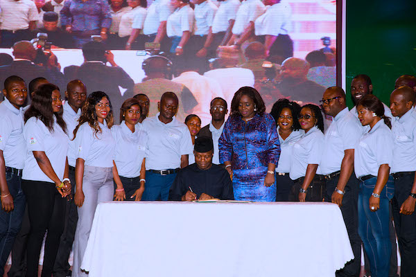 Osinbajo signs executive order on voluntary asset, income declaration