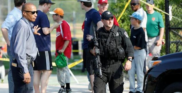 Gunman killed after opening fire on U.S. congressmen
